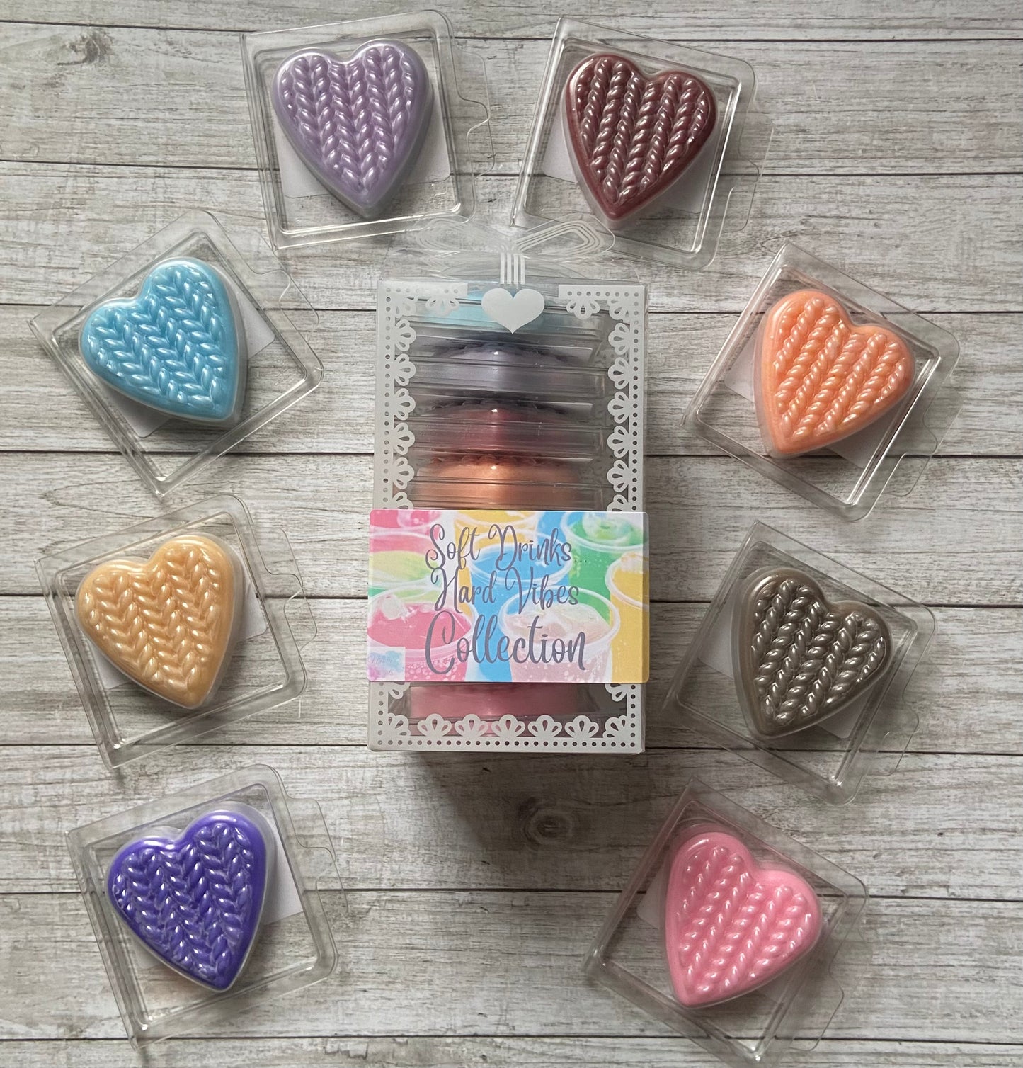 Knitted Heart Collection Sets