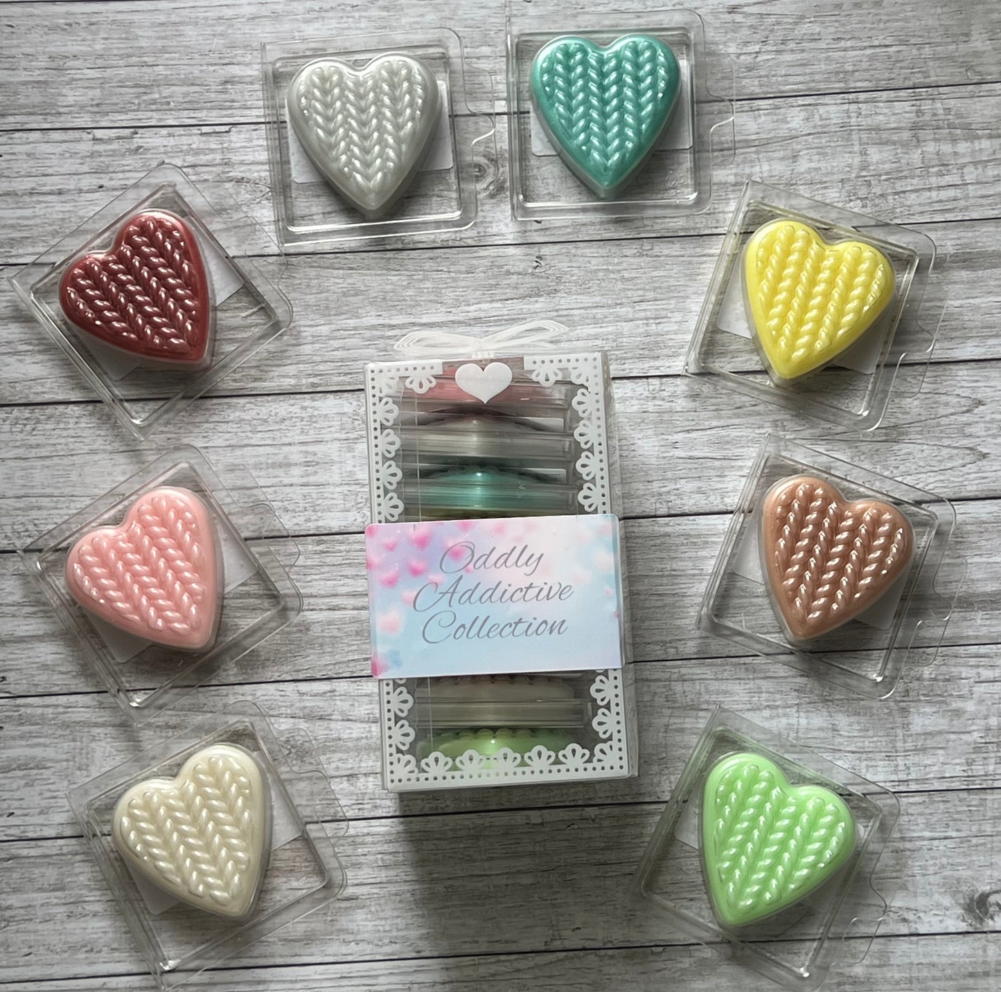 Knitted Heart Collection Sets