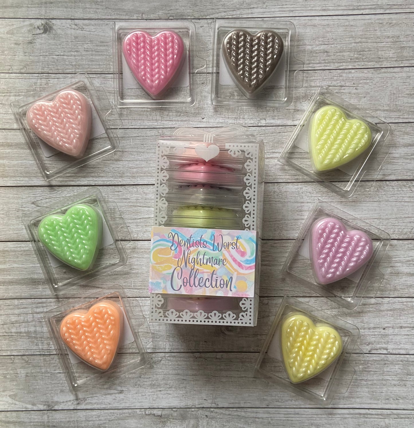 Knitted Heart Collection Sets