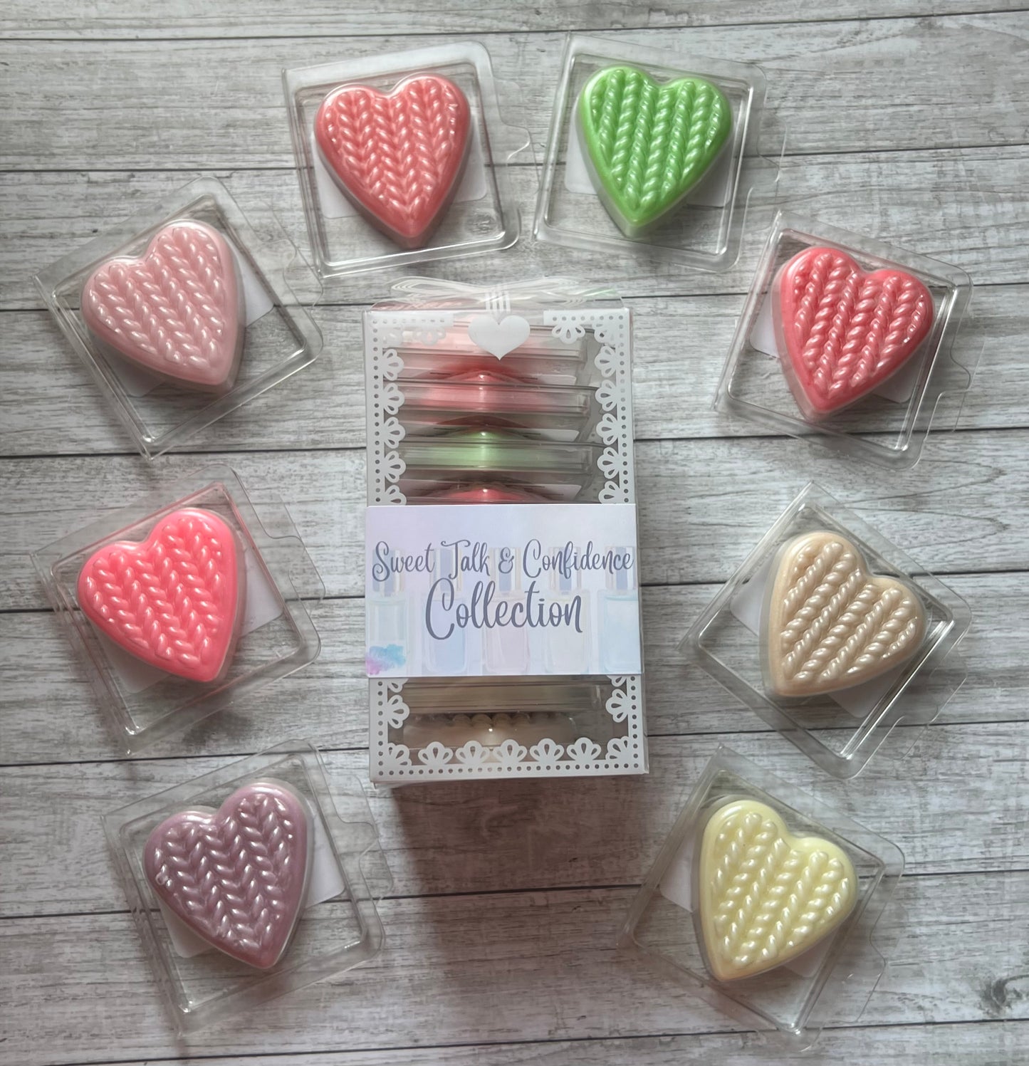Knitted Heart Collection Sets