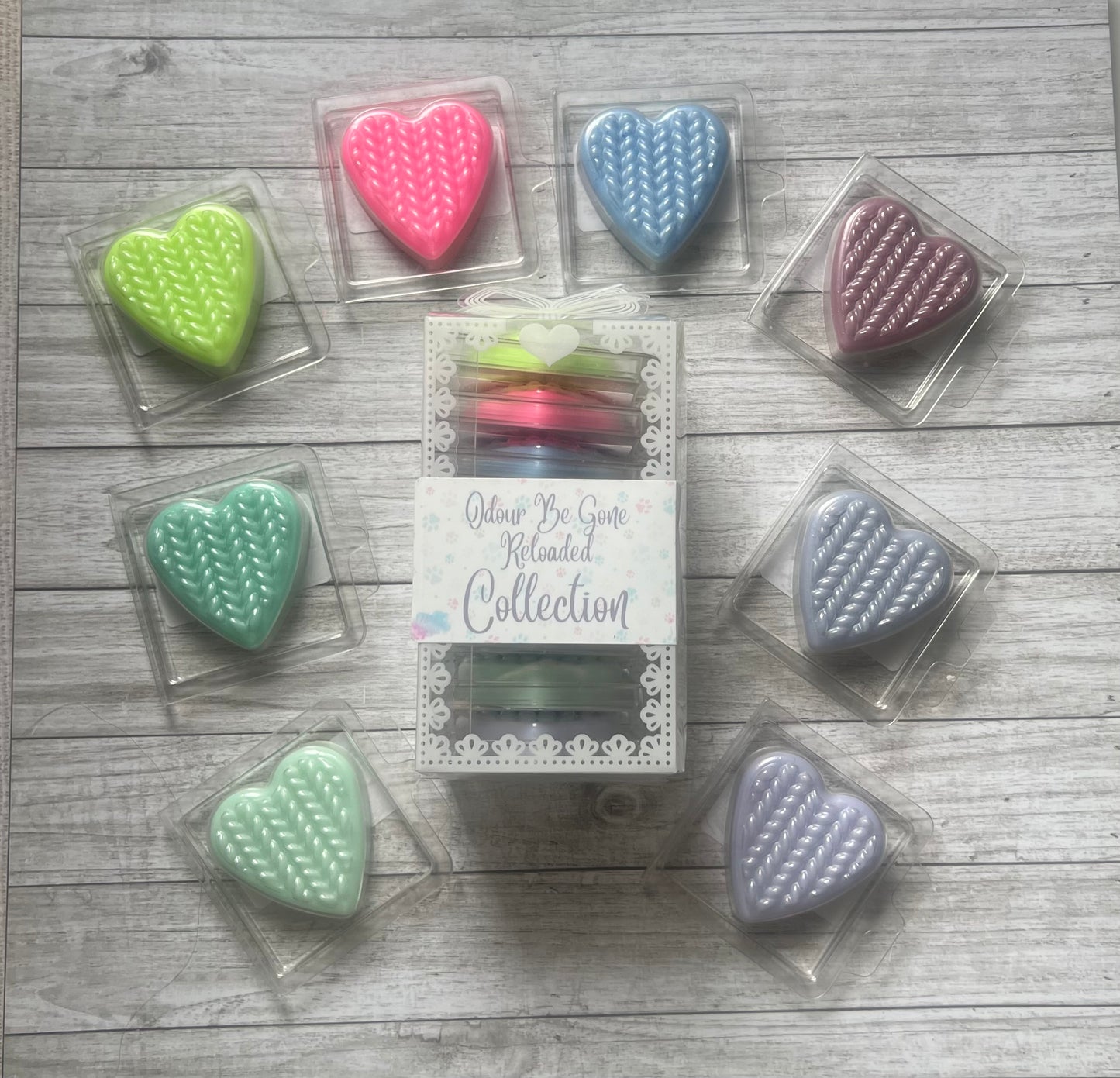 Knitted Heart Collection Sets