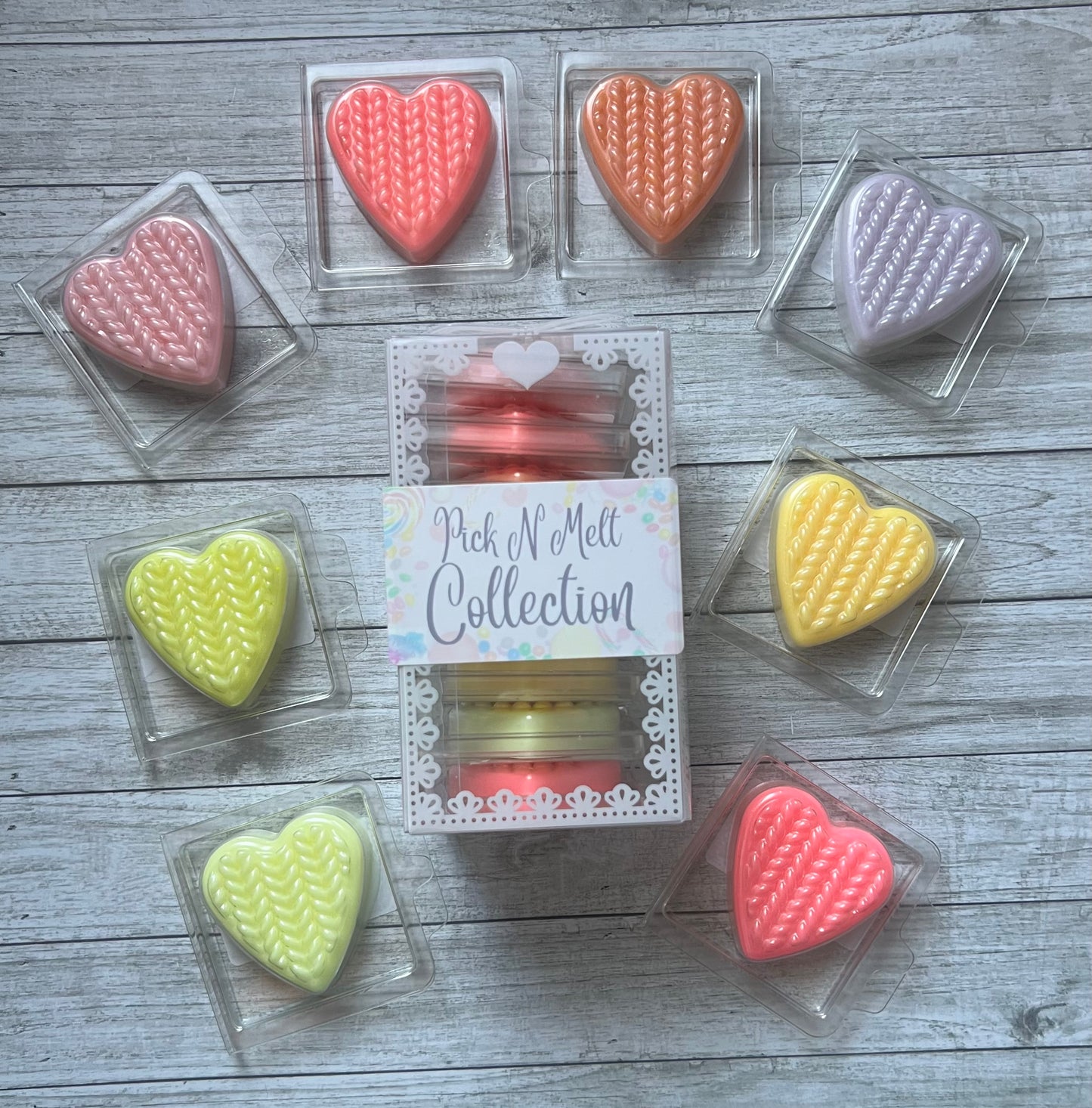 Knitted Heart Collection Sets
