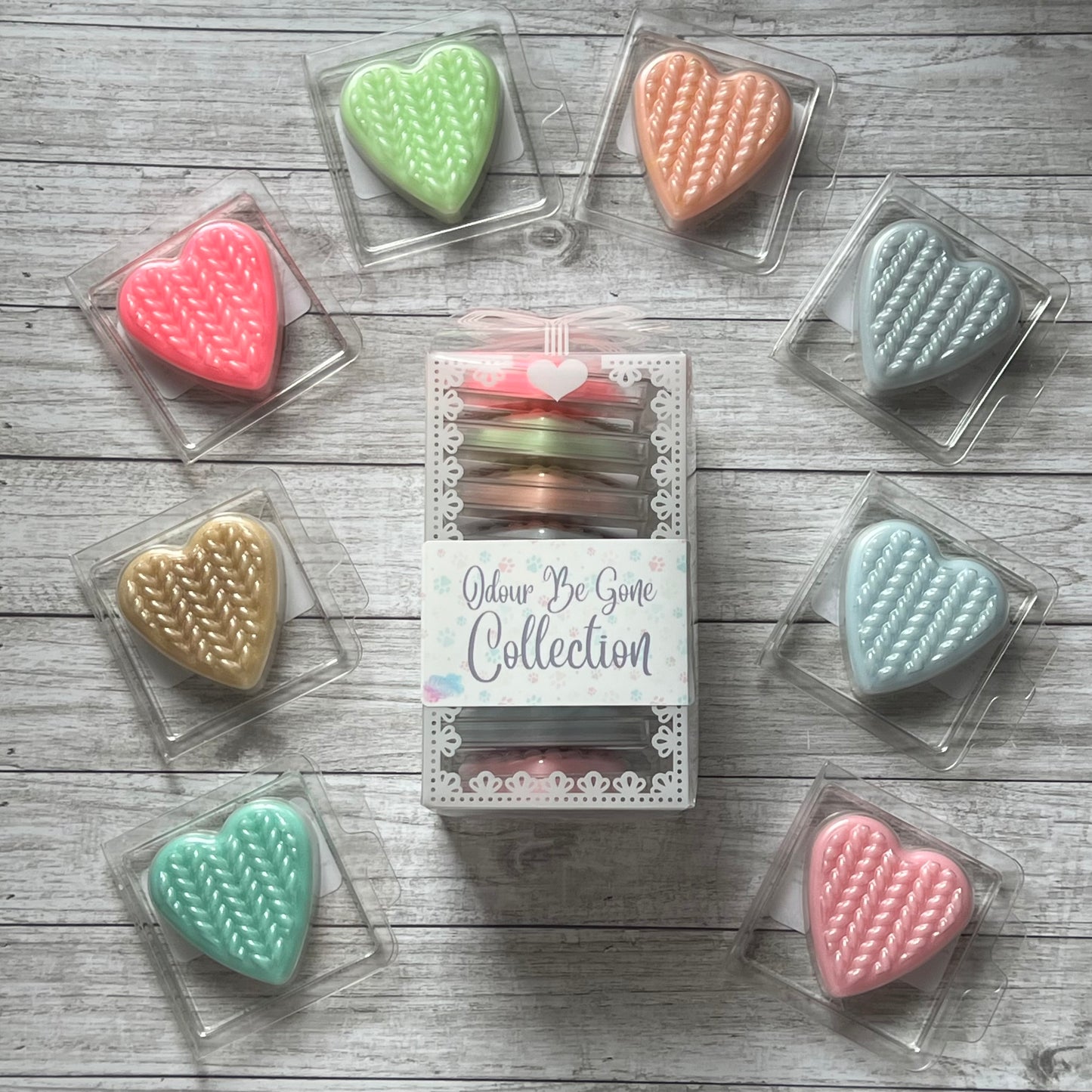 Knitted Heart Collection Sets