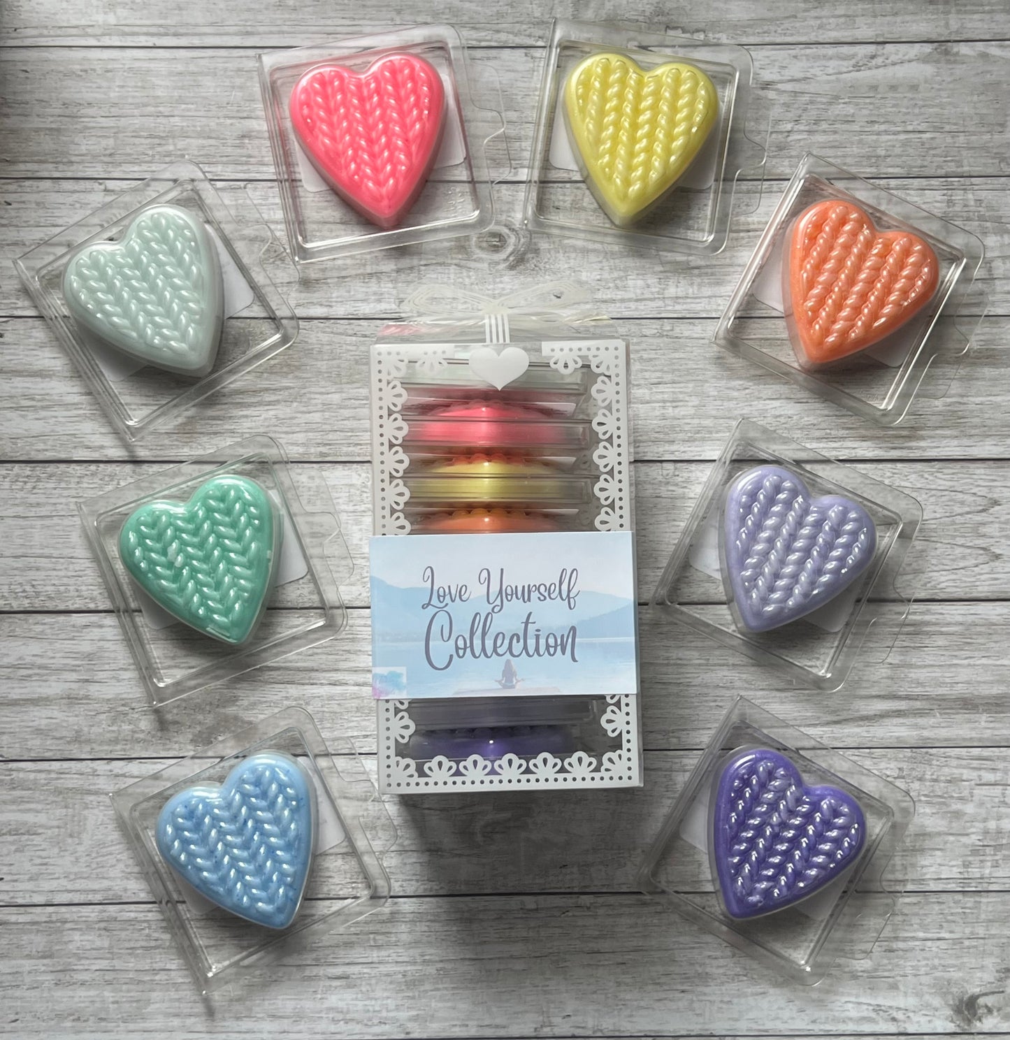 Knitted Heart Collection Sets