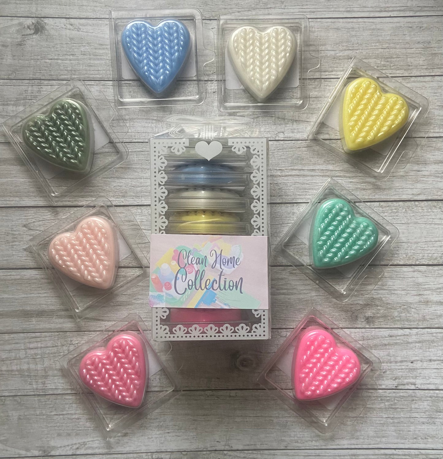 Knitted Heart Collection Sets