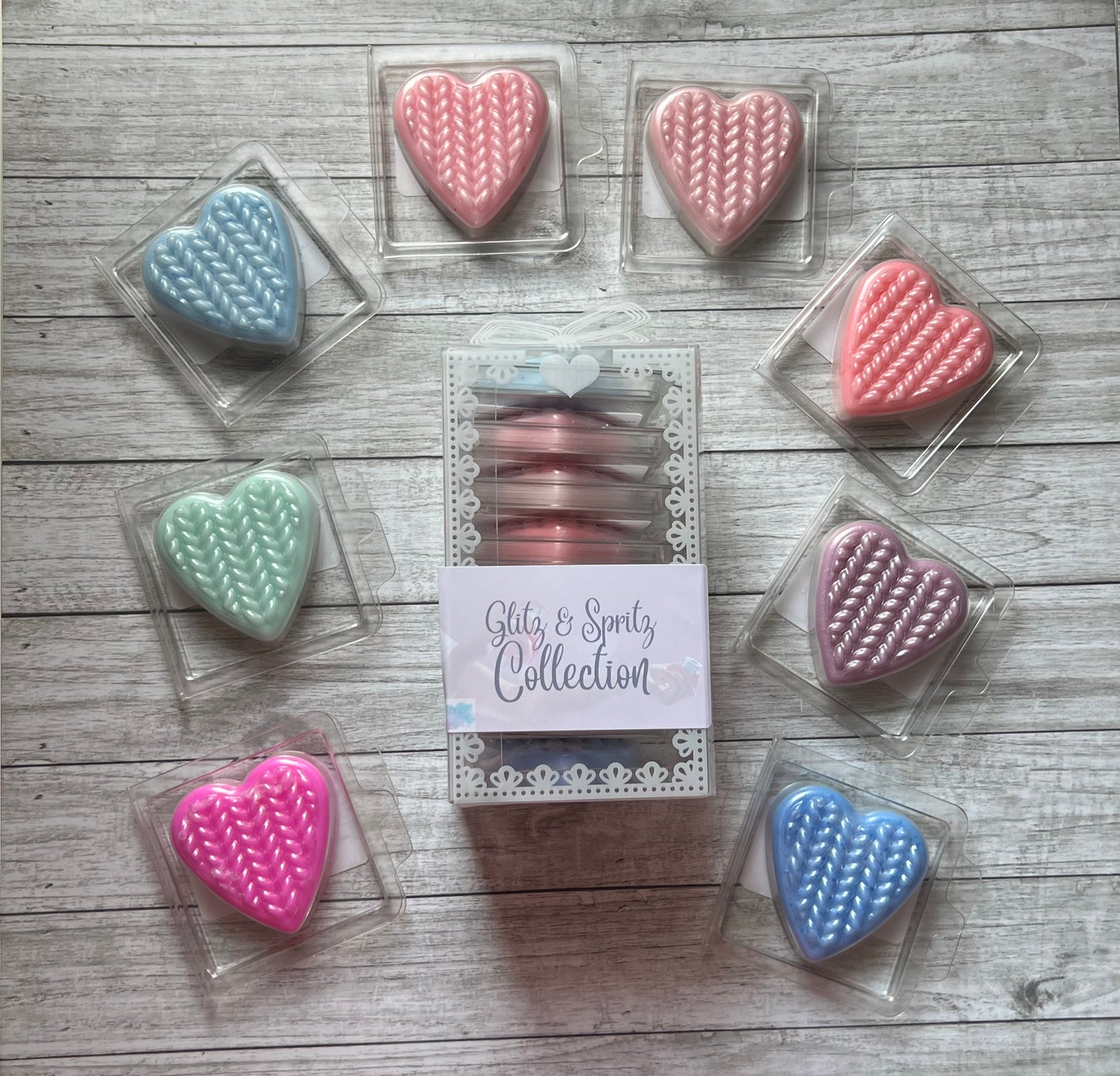 Knitted Heart Collection Sets