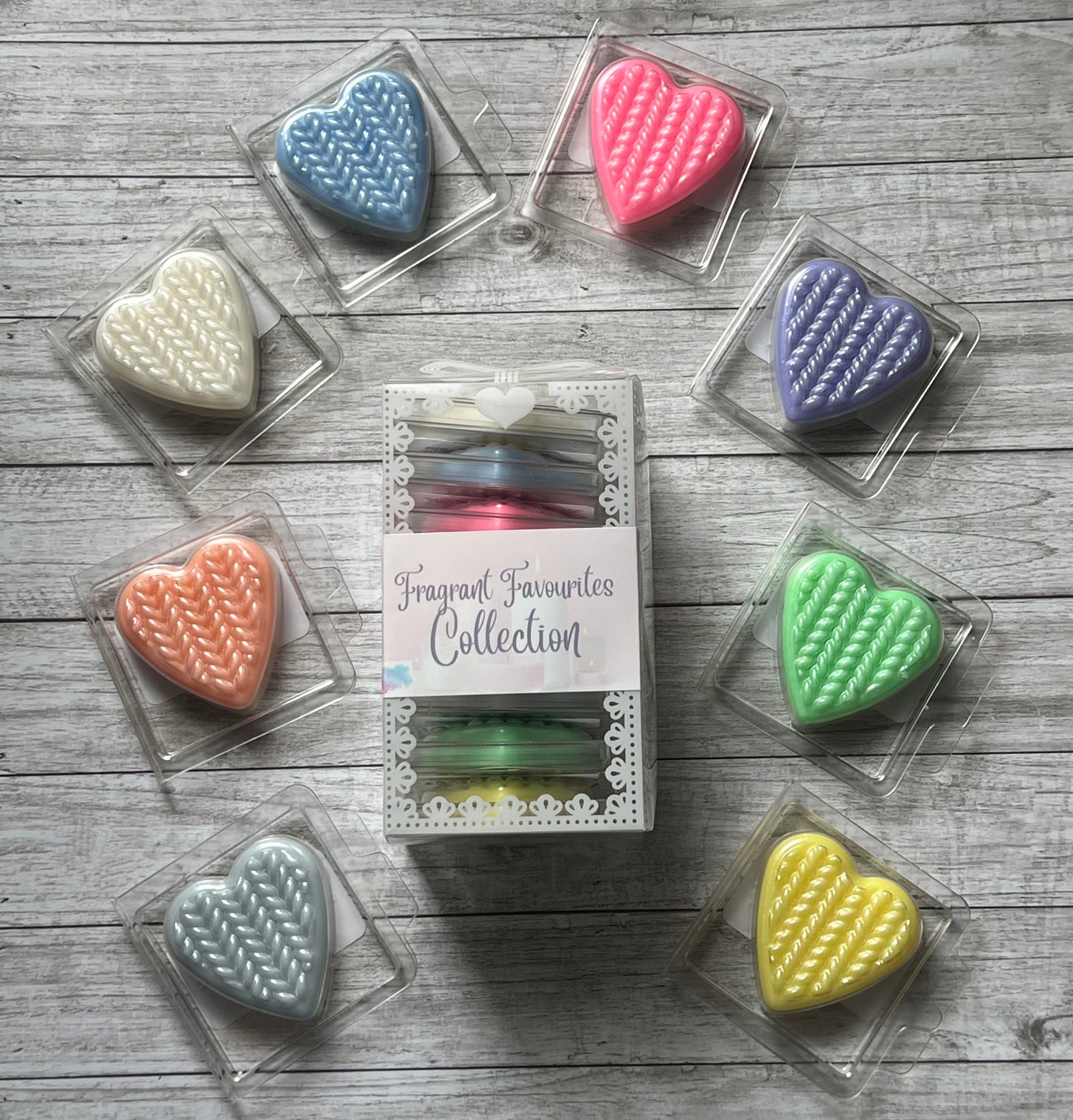 Knitted Heart Collection Sets