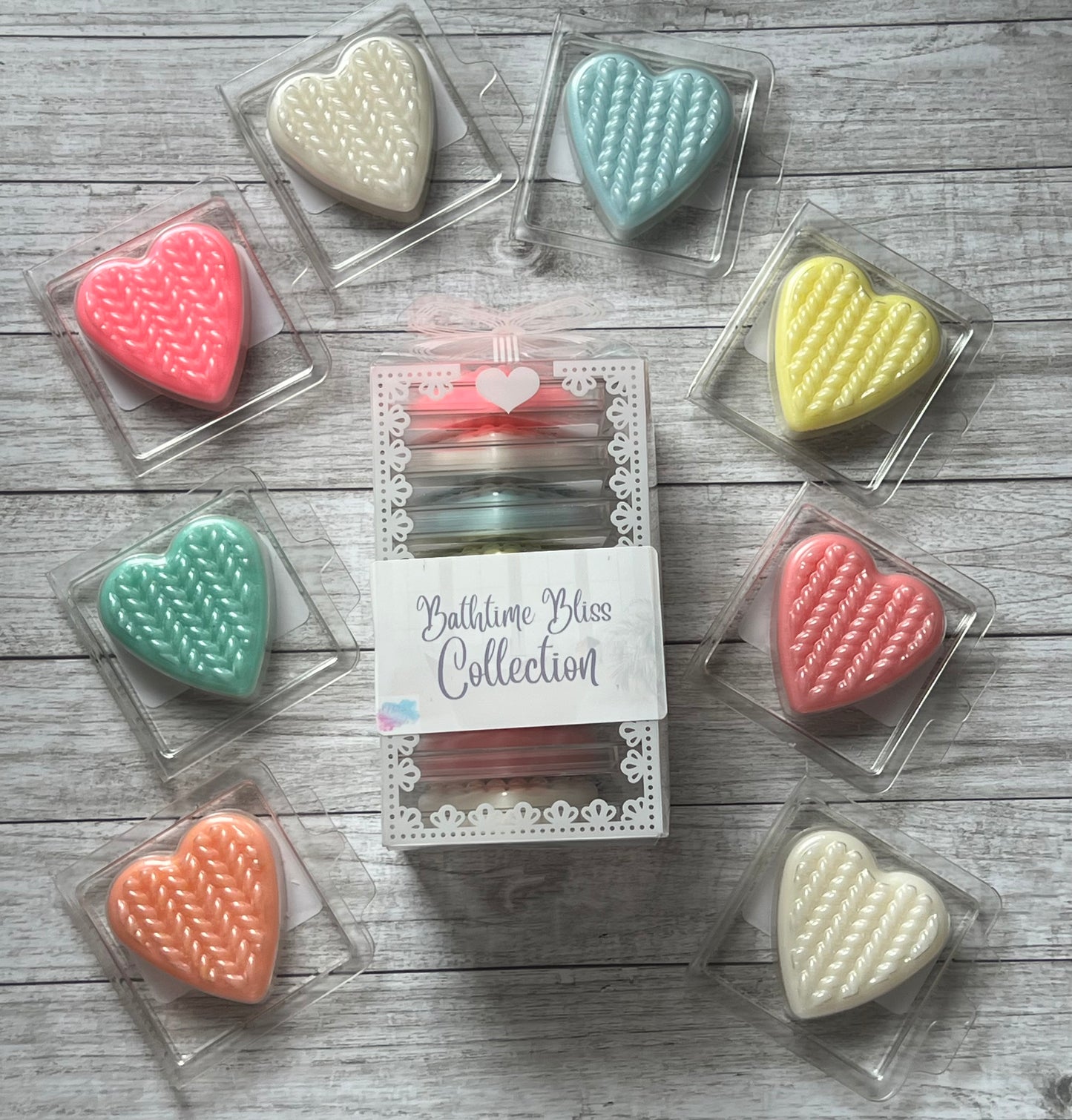 Knitted Heart Collection Sets