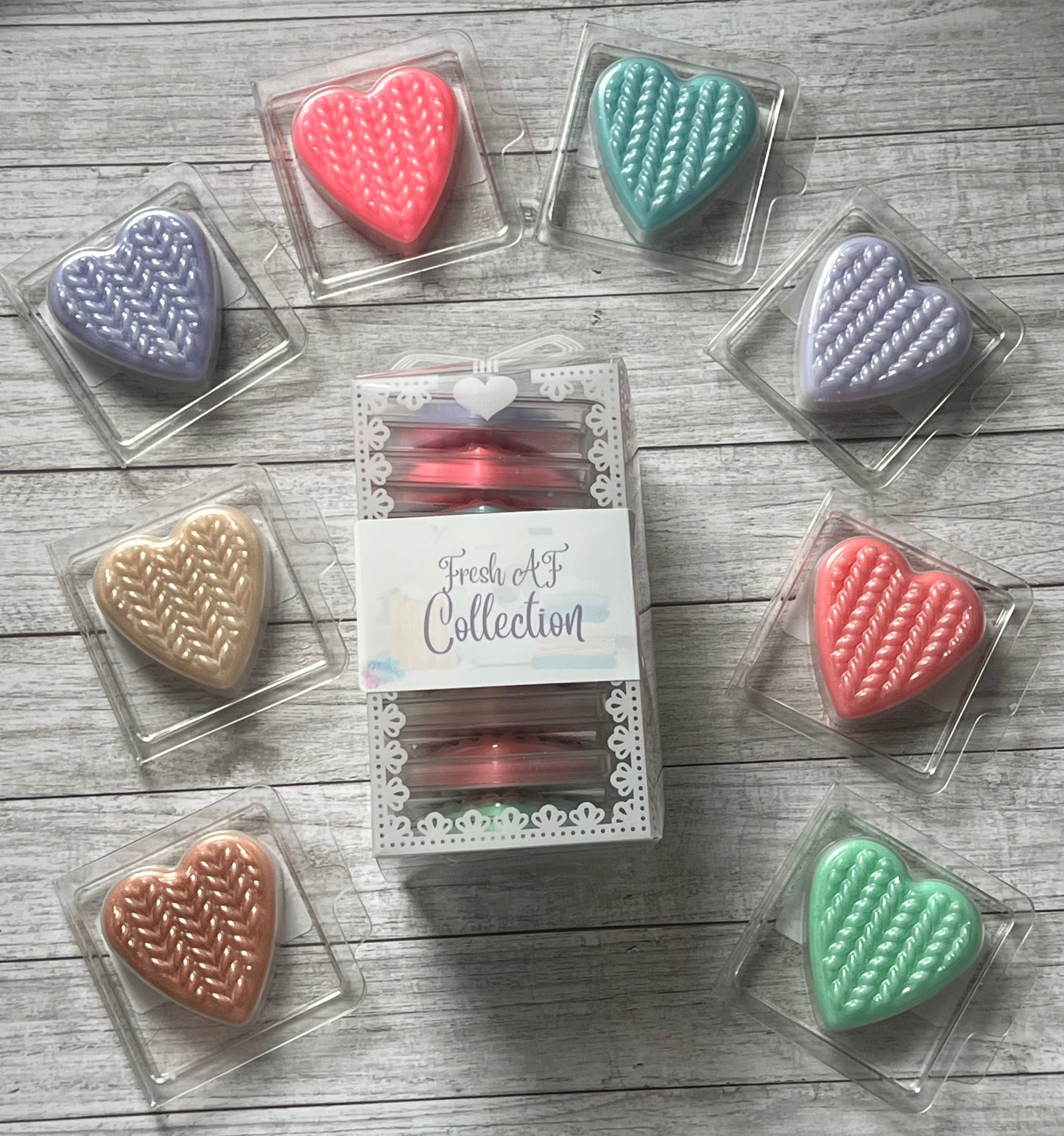 Knitted Heart Collection Sets