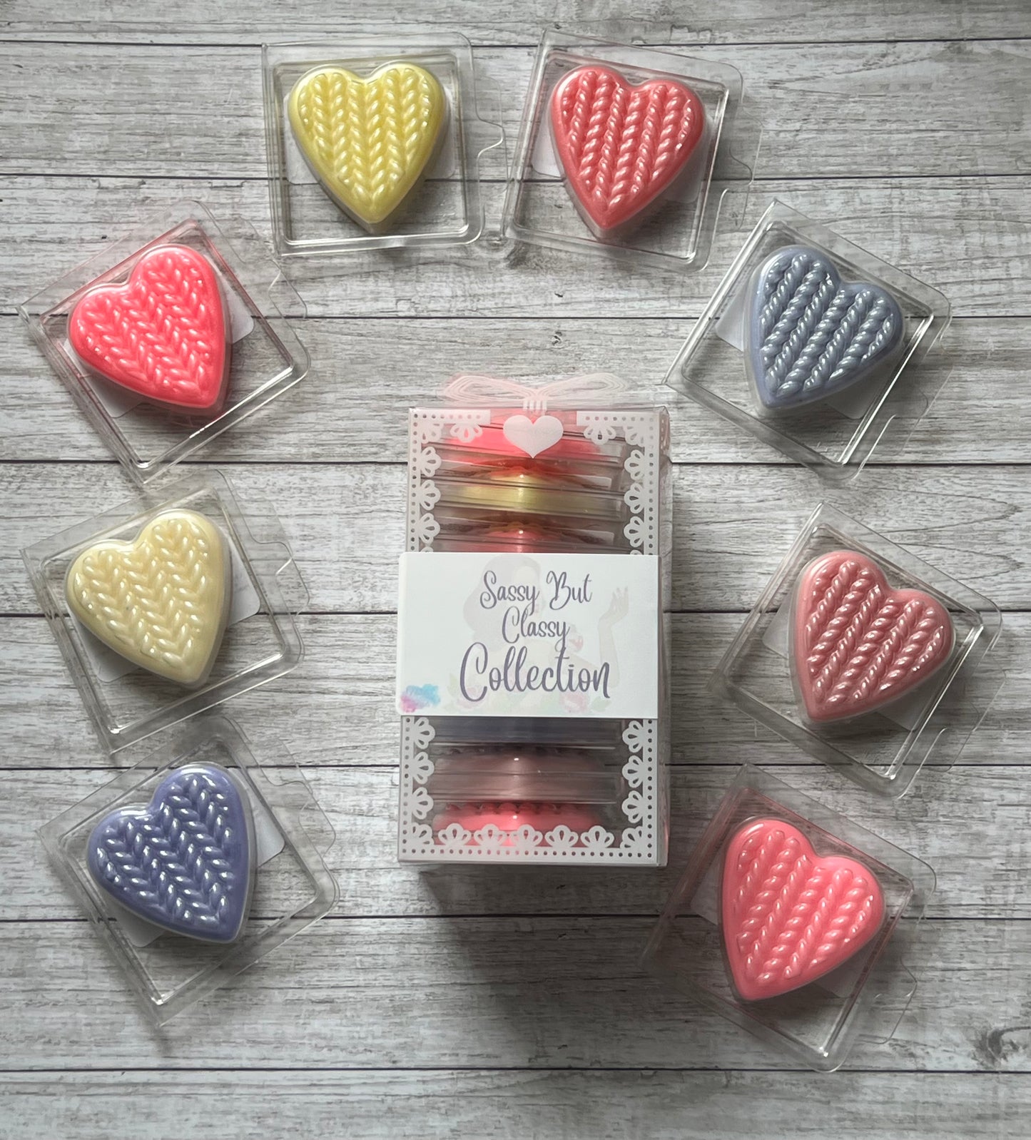 Knitted Heart Collection Sets