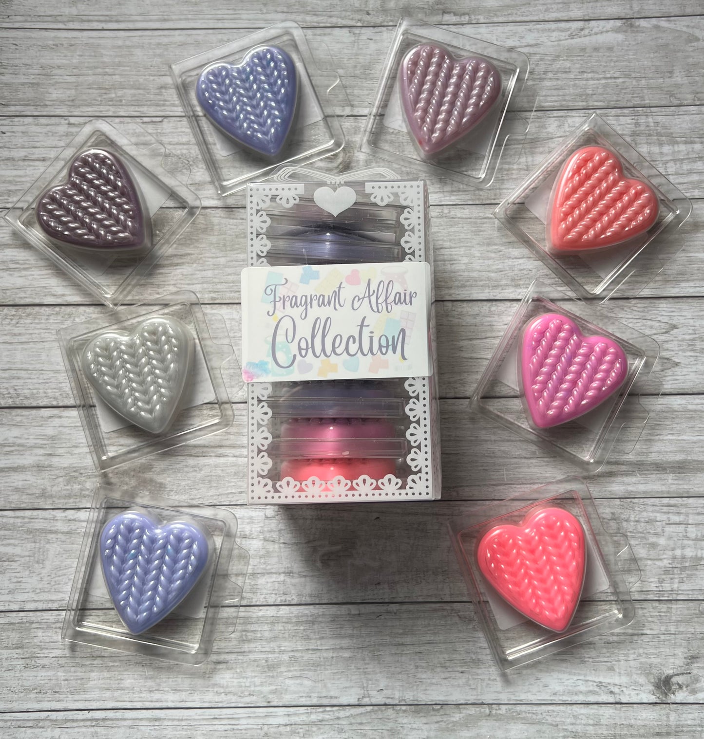 Knitted Heart Collection Sets