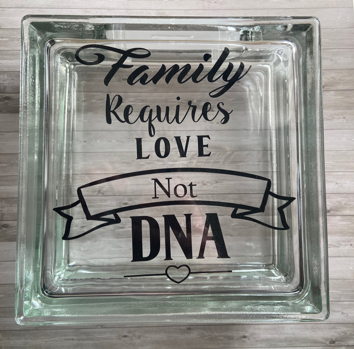 Personalised Glass Blocks